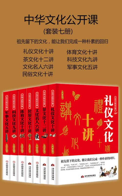中华文化公开课（套装七册）-azw3+epub+mobi+pdf+txt电子书下载