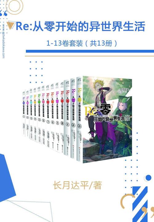 Re:从零开始的异世界生活1-13卷套装-azw3+epub+mobi+pdf+txt电子书下载