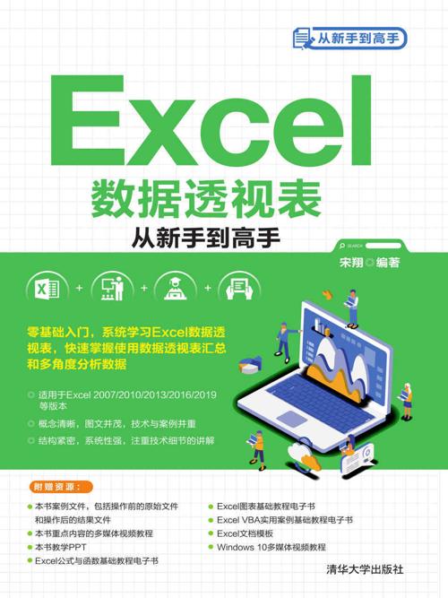 Excel数据透视表从新手到高手-azw3+epub+mobi+pdf+txt电子书下载