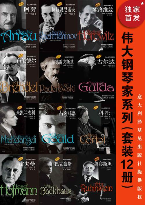 伟大钢琴家系列（套装12册）-azw3+epub+mobi+pdf+txt电子书下载