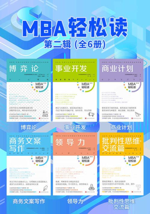 MBA轻松读第二辑（全6册）-azw3+epub+mobi+pdf+txt电子书下载