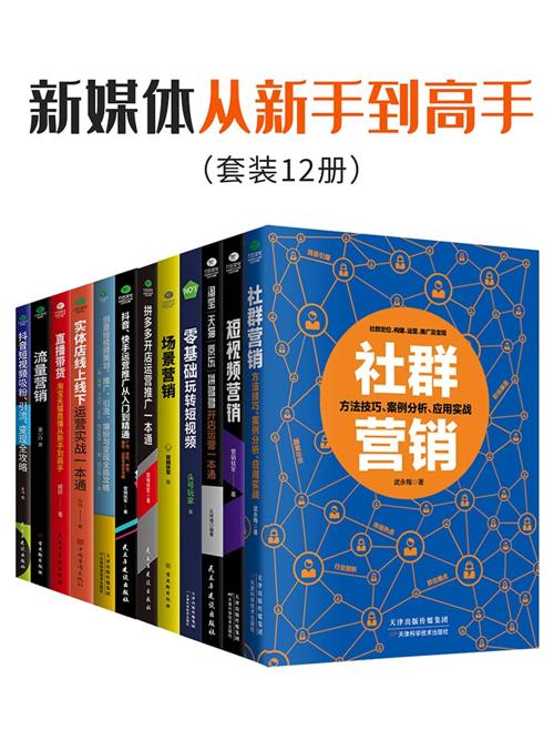 新媒体从新手到高手（套装12册）-azw3+epub+mobi+pdf+txt电子书下载