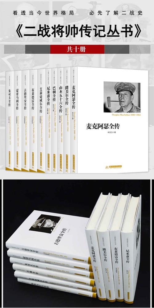二战将帅传记丛书（共10册）-azw3+epub+mobi+pdf+txt电子书下载